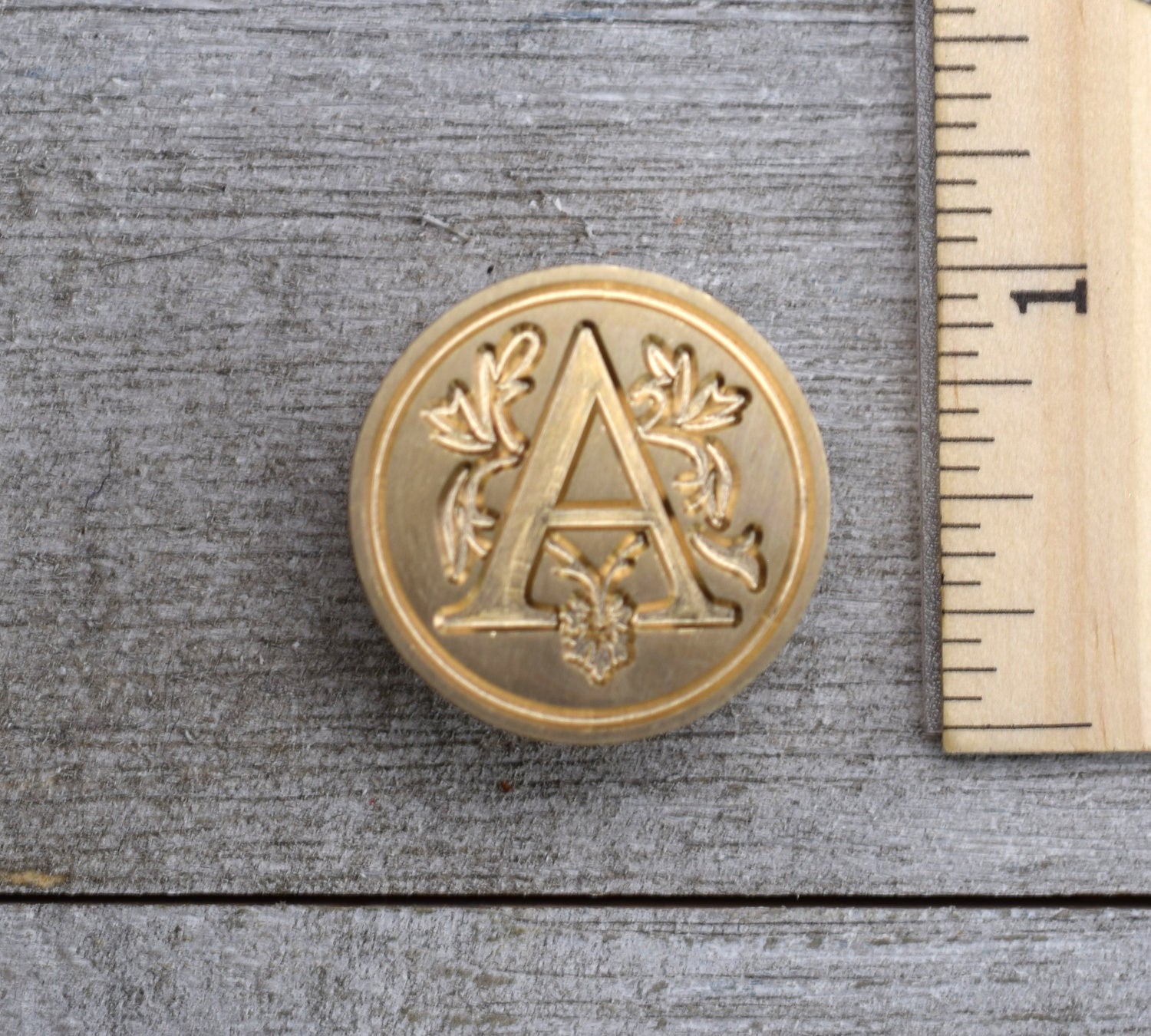 Alphabet Letter Brass Seal Stamp with Optional Handle for Wax Seal –  ArteOfTheBooke