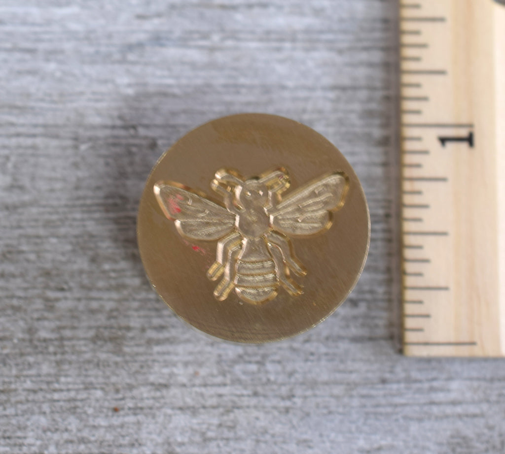 bee brass stamp head