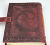Red Leather Journal with Embossed Dragon Design
