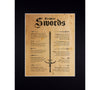 european sword art in black mat