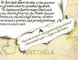 detail quote by Captain Barbossa code is more guidelines than rules