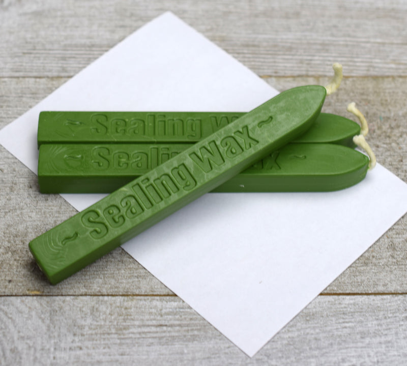 green sealing wax stick