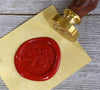 rampant lion wax seal stamp