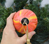 Hand Marbled Christmas Tree Ornament