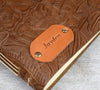 Embossed Leather Journal Notebook
