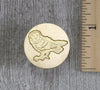Owl Bird Brass Seal Stamp with Optional Handle