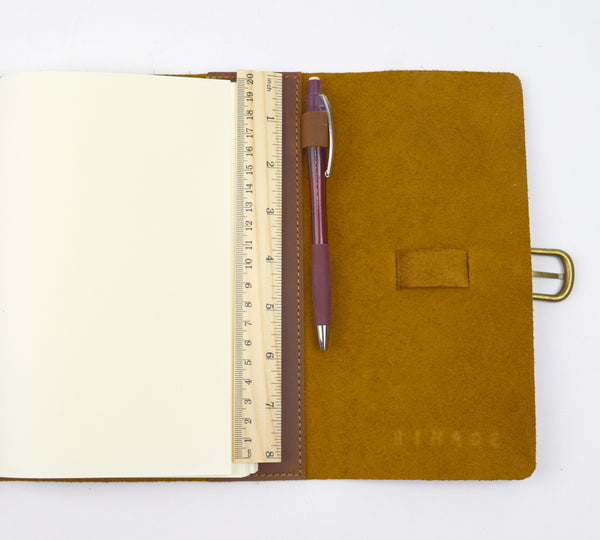Buckle Leather Notebook, Refillable, Size A5 – ArteOfTheBooke