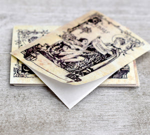 Ex Libris Book Plates with Medieval Madrigal Singers: Set of 24 Self-Adhesive Labels