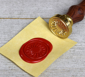 shining sun wax seal stamp