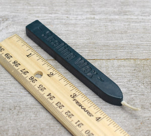 teal sealing wax with wick