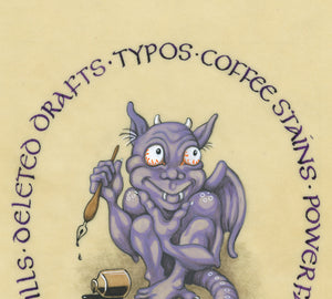 closeup of titivillus illustration