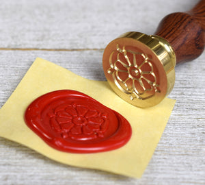 tudor rose wax seal stamp